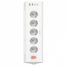 Мережевий фільтр Proove Prism Socket (5xAC + 2xType-C + 2xUSB) 1.6m white