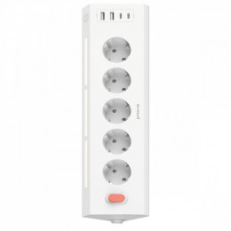 Мережевий фільтр Proove Prism Socket (5xAC + 2xType-C + 2xUSB) 1.6m white