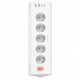 Мережевий фільтр Proove Prism Socket (5xAC + 2xType-C + 2xUSB) 1.6m white Купити в Україні