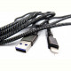Кабель Dengos USB - Lightning (M/M) 4A 1 м Black (NTK-L-KPR-USB3-BLACK)