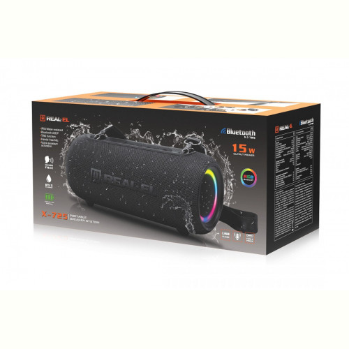 Акустична система REAL-EL X-725 Black