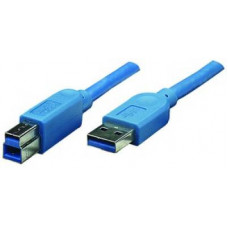 Кабель ATcom USB 3.0 AM/BM 3 м blue