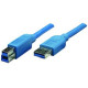 Кабель ATcom USB 3.0 AM/BM 3 м blue