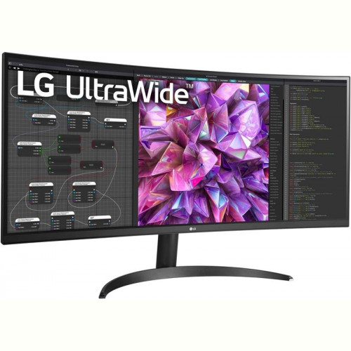 Монiтор LG 34" UltraWide 34WQ60C-B IPS Black Curved