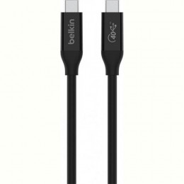 Кабель Belkin USB Type-C-USB Type-C, 40Gbps, 100W, 0.8м, Black (INZ001BT0.8MBK)