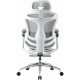 Крісло офісне з підставкою для ніг Sihoo DORO C300 Pro Mesh White with footrest (DORO-C300-PRO-M102-JT) Купити в Україні