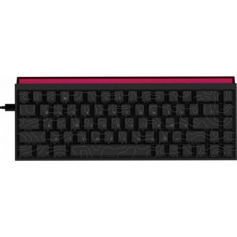 Дротова механічна клавіатура Ajazz NK68 Red switches Side Contour Black (NK68-R-S-B) Купити в Україні