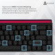 Дротова механічна клавіатура Ajazz NK68 Red switches Side Contour Black (NK68-R-S-B) Купити в Україні