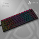 Дротова механічна клавіатура Ajazz NK68 Red switches Side Contour Black (NK68-R-S-B) Купити в Україні