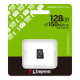 Карта пам`яті MicroSDXC 128GB UHS-I Class 10 Kingston Canvas Select Plus R150MB/s + SD-адаптер (SDCS3/128GB)