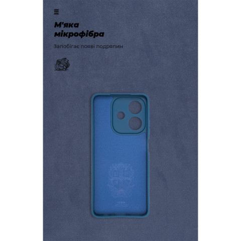 Чохол ArmorStandart ICON для OPPO A3 4G / A3x 4G / A40m 4G Camera cover Blue (ARM80884)