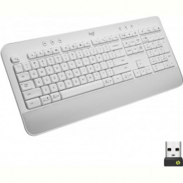 Клавiатура бездротова Logitech Signature K650 US OffWhite USB (920-010977)