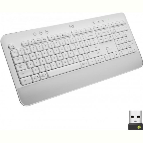 Клавiатура бездротова Logitech Signature K650 US OffWhite USB (920-010977)