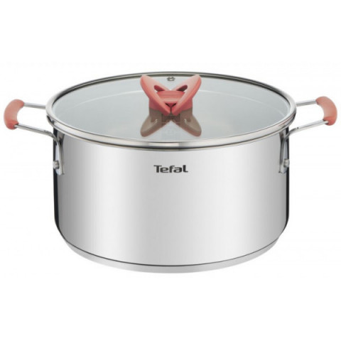 Набір посуду Tefal Opti Space, 6предметів, нержавіюча сталь, силікон, скло