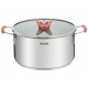 Набір посуду Tefal Opti Space, 6предметів, нержавіюча сталь, силікон, скло