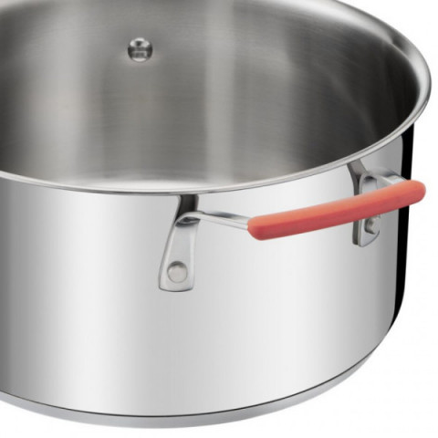 Набір посуду Tefal Opti Space, 6предметів, нержавіюча сталь, силікон, скло