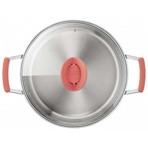 Набір посуду Tefal Opti Space, 6предметів, нержавіюча сталь, силікон, скло