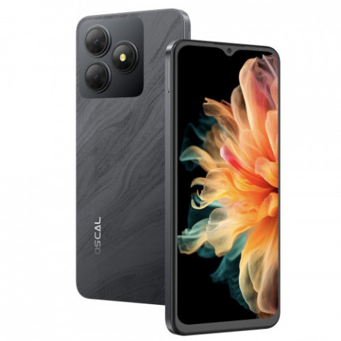 Смартфон Oscal Flat 2 4/128GB Phantom Black