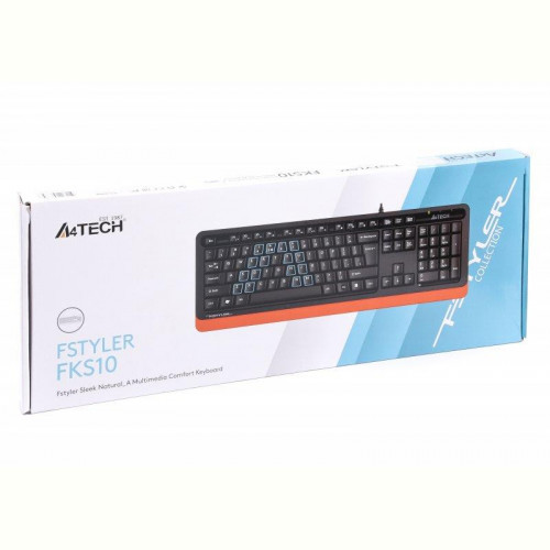 Клавіатура A4Tech Fstyler FKS10 Orange