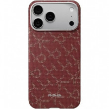 Чохол Pitaka Ultra-Slim Case для iPhone 17 Pro Max Monogram Red/Gold (KI1702PTKP)