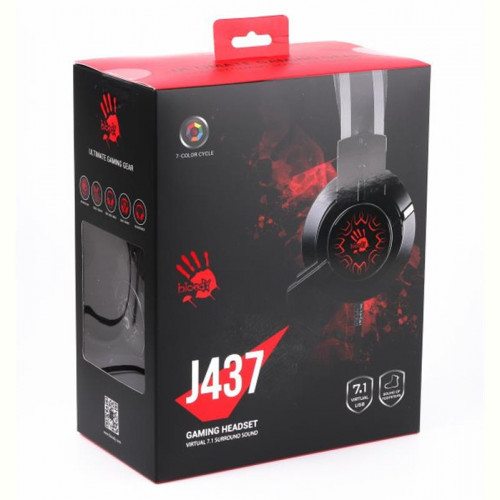 Гарнітура A4Tech Bloody J437 Black