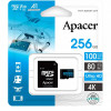 Карта пам`ятi MicroSDXC 256GB UHS-I/U3 Class 10 Apacer (AP256GMCSX10U7-R) + SD адаптер