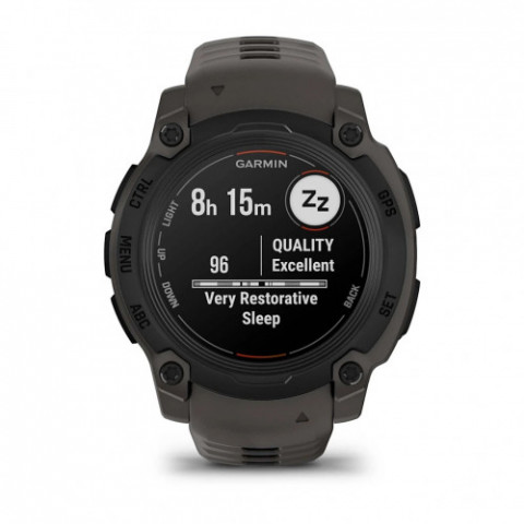 Смарт-годинник Garmin Instinct E 40 mm Black with Charcoal Silicone Band (010-02932-13)