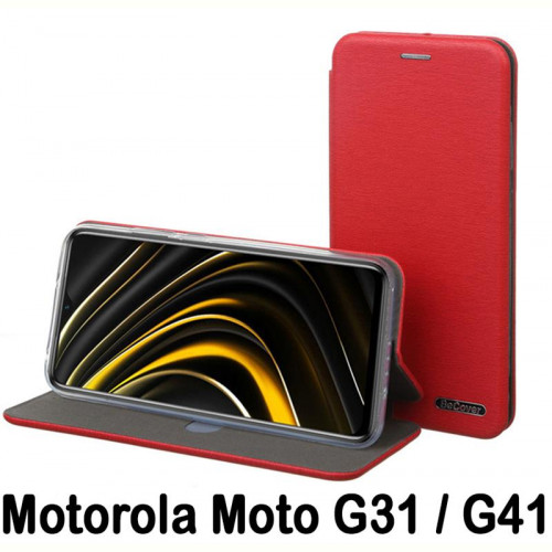 Чохол-книжка BeCover Exclusive для Motorola Moto G31/G41 Burgundy Red (707912)