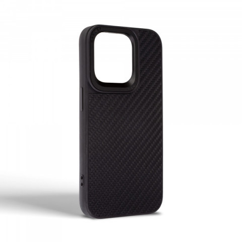 Чохол Harder Carbon Pattern для Apple iPhone 15 Pro Black (ARM76777)