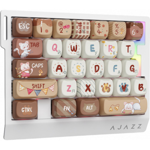 Дротова магнітна клавіатура Ajazz AK029 Meow Magnetic Switch (AK029-M-Y) Купити в Україні