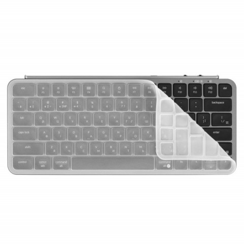 Клавіатура мембрана Keychron B1 Pro, USB/WL/BT, space gray