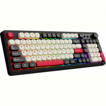 Клавіатура бездротова Ajazz AF98 Plus Black Shark Red (AF98-PLUS-BSR)