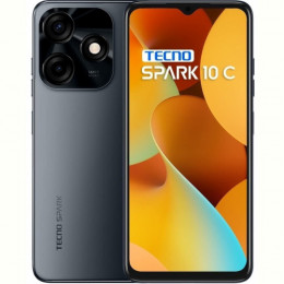 Смартфон Tecno Spark 10C (KI5k) 4/128GB NFC Dual Sim Meta Black (4895180798153)