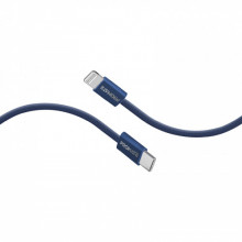 Кабель Promate EcoLine-Ci120 USB Type-C - Lightning (M/M), 3 A, 27 W, 1.2 м, Navy
