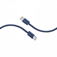 Кабель Promate EcoLine-Ci120 USB Type-C - Lightning (M/M), 3 A, 27 W, 1.2 м, Navy
