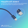 Кабель Promate USB Type-C - Lightning (M/M), 3 A, 27 W, 1.2 м, EcoLine-Ci120 Navy (ecoline-ci120.navy)