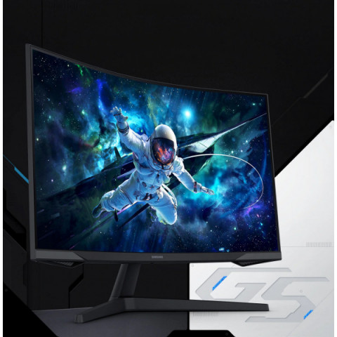 Монітор Samsung 31.5" Odyssey G55C 2xHDMI, DP, VA, 2560x1440, 165Hz, 1ms, CURVED