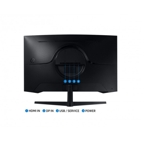 Монітор Samsung 31.5" Odyssey G55C 2xHDMI, DP, VA, 2560x1440, 165Hz, 1ms, CURVED