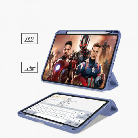 Чохол-книжка BeCover Soft Edge TPU з кріпленням Apple Pencil для Apple iPad Pro 12.9 2020/2021/2022 Purple (711710)