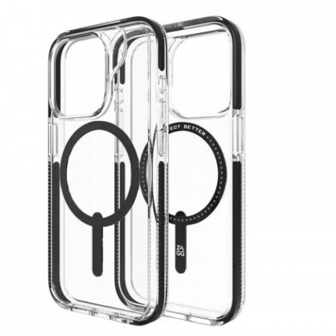 Чохол-накладка Zagg Gear4 Piccadilly Snap with Magsafe для Apple iPhone 15 Pro Black (702312338)