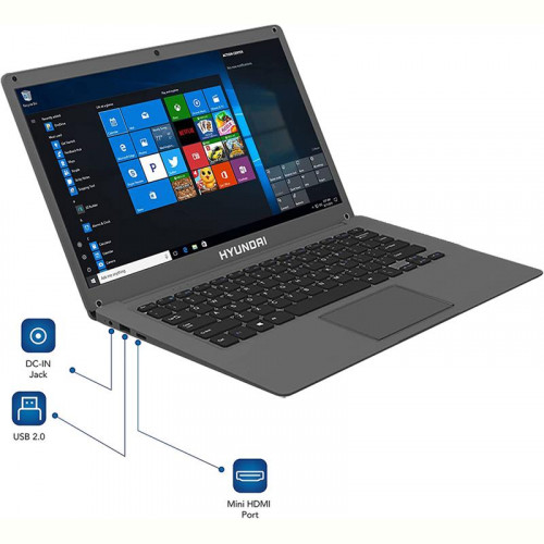 Ноутбук Hyundai HyBook (HTLB14INC4Z1ESG) Win10