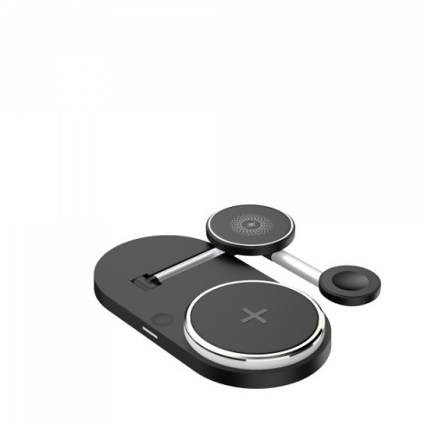 Бездротовий зарядний пристрій ArmorStandart H102 3 in 1 Magnetic Black (ARM78103)