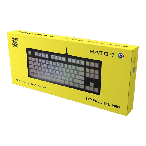 Клавіатура Hator Skyfall TKL Pro White (HTK-656)