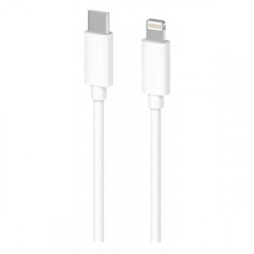 Кабель 2E USB-C - Lightning, Glow, 1m, white