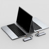 Type-C-Хаб Baseus Metal Gleam Series 8-in-1 Multifunctional (Type-C to HDMI*1+USB3.0*3+PD*1+RJ45*1+SD/TF*1) gray Купити в Україні
