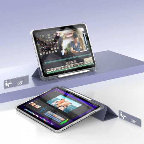 Чохол-книжка BeCover Soft Edge з кріпленням Apple Pencil для Apple iPad Air (4/5) 2020/2022 10.9" Purple (711124)
