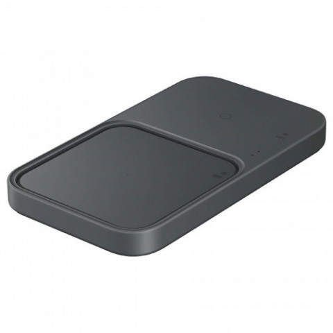 Бездротовий зарядний пристрій з блоком живлення Samsung EP-P5400 Wireless Charger Duo 15W Black (EP-P5400TBRGRU)