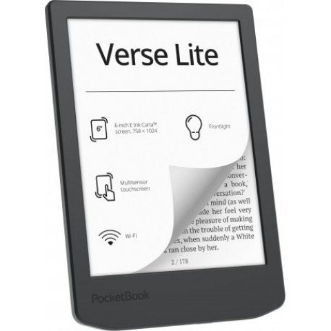 Електронна книга PocketBook 619 Verse Lite Midnight Grey (PB619-T-CIS)