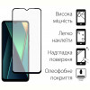 Захисне скло Dengos для Xiaomi Poco C75 Black Full Glue (TGFG-384)