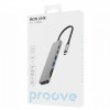 Type-C-Хаб Proove Iron Link 7 in 1 (2*Type-C + 2*USB3.0 + HDMI + SD/TF) silver Купити в Україні